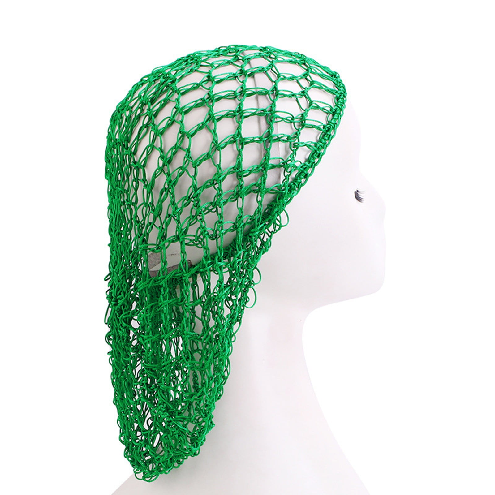 Pxiakgy Hair Net Snoods for Women Sleeping Mesh Soft Rayon Knit Crochet ...