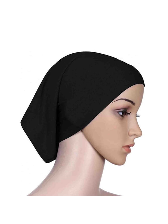 Hijab Undercaps No Slip for Women Islamic Muslim Hijab Cap Scarf for Turban Tube Neck Cover Hijab Cap Chemo Under Scarf Cotton Tube Headband for Women Turban Head Wraps Hijab Scarf for Women