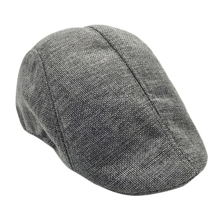 Pxiakgy Hot Sale!! Men's Cotton Flat Ivy Gatsby Newsboy Driving Hat Cap Cap  Beret Visor Flat Sport Breathable Running Sunhat Men Mesh Casual Hat