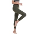 thumbnail image 1 of Pxiakgy Ladies New Summer Honeycomb Fabric Bow Tie Belt Peach Hip Tight Waist High Hip Movement Yoga Shorts Army Green + 3XL, 1 of 7