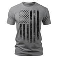 thumbnail image 1 of Pxiakgy Men's Independence Day Fashion Casual 3D Print Shirt Sports & Outdoor Vacation Streetwear Shirt Short Sleeve Turndown Shirts Black Blue Summer Top, 1 of 2