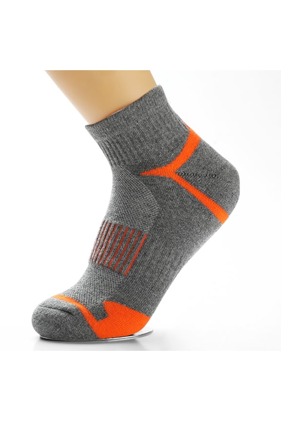 Mens Ankle Athletic Socks Quarter Cushion Comfort Casual Running Moisture Wicking Sports Socks Men'S Colored Breathable Personalized Sweat Absorbing Towel Bottom Outdoor Loop Socks Sports Soc