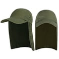 thumbnail image 1 of Pxiakgy Mens Foldable Uv Protection Foldable Sun Hat with Neck Flap Outdoor Adventure Sun Cap for Fishing Hiking Safari Casual Bucket Hat Men Womens Mountaineering Fishing Camouflage Hood Rope Outdoo, 1 of 4