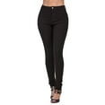 thumbnail image 1 of Pxiakgy Pants for Women Work Casual Women's Feet Small Fashion Jeans Color Straight-Barrel High-Waisted Pants Tight Trousers Pants for Women Z-Black Xl, 1 of 2
