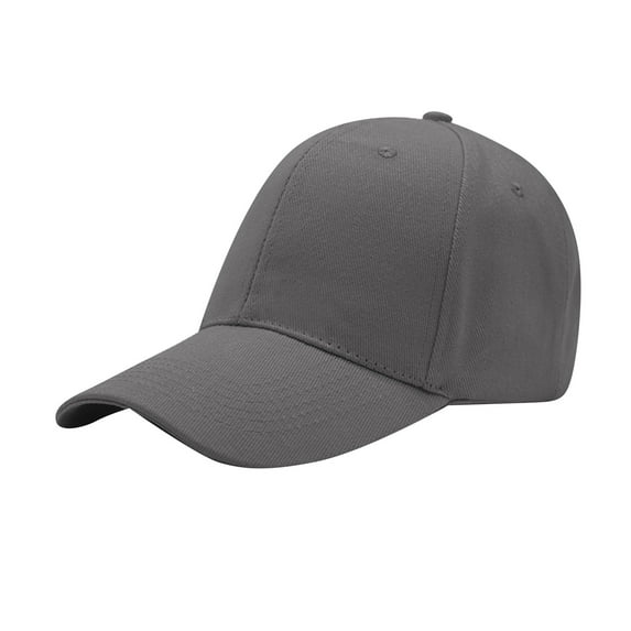 Pxiakgy Plain Blank Baseball Cap Adjustable Size for Running Workouts and Outdoor Activities All Seasons Mens and Womens Summer Fashion Casual Caps Cap Hats Grey One Size