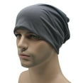 thumbnail image 1 of Pxiakgy Slouchy Beanie Hat Stretch Hip-Hop Warm Skull Caps Unisex Baggy Lightweight Beanie for Women Men and Women Baseball Cap Simple Solid Color Candy Color Pile Cap Pullover Fashion A, 1 of 3