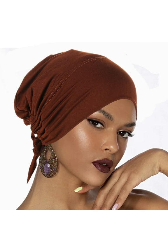 Soft Slouchy Snood Bamboo Cap Beanie for Women Cancer Hair Loss Turban Hat Chemo Headwear Women Turban Head Wrap Cancer Head Hat Cap Ethnic Cover Wrap Turban Headwear Turban Cap B One Size