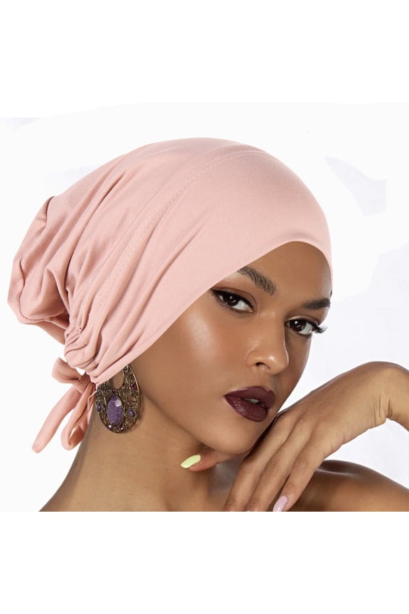 Soft Slouchy Snood Bamboo Cap Beanie for Women Cancer Hair Loss Turban Hat Chemo Headwear Women Turban Head Wrap Cancer Head Hat Cap Ethnic Cover Wrap Turban Headwear Turban Cap