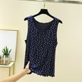 thumbnail image 1 of Pxiakgy Tank Top for Women Tank Top for Women Sleeveless Tops with In Bras Shelf Bra Padded Shirt 2025 Casual Tanks Loose Fit Going Out Tops Sleeveless Summer Tops Clothes Outfits 2025 Navy Xl, 1 of 3