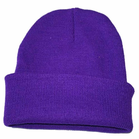 Pxiakgy Unisex Beanie for Men and Women Knit Hat Winter Beanies Hat Warm Uni Hop Hip Ski Knitting Winter Caps Purple One Size