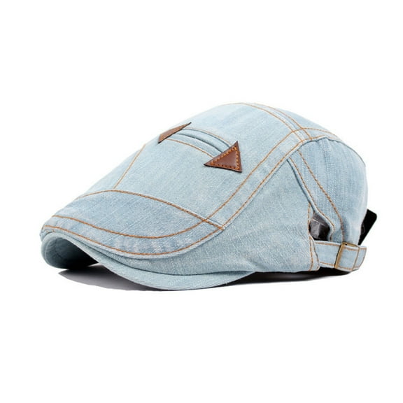 Pxiakgy Unisex Denim Newsboy Hats Flat Ivy Gatsby Cabbie Driving Berets Hat Cotton Dad Cap for Men Women Newsboy Hats Flat Cabbie Driving Hat Cotton Dad Cap for Men Women Bu3