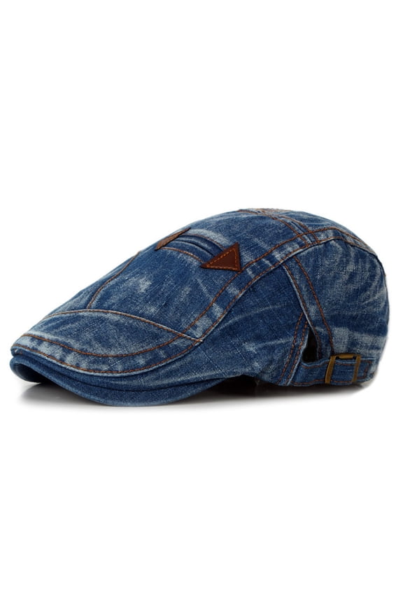 Unisex Denim Newsboy Hats Flat Ivy Gatsby Cabbie Driving Berets Hat Cotton Dad Cap for Men Women Newsboy Hats Flat Cabbie Driving Hat Cotton Dad Cap for Men Women Bu2