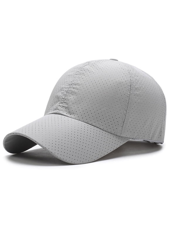 Unisex Vintage Washed Unstructured Baseball Cap Washed Cotton Adjustable Dad Hat Cap Dad Hats for Men Women Cotton Trucker Hat Adjustable Low Profile Caps Grey One Size