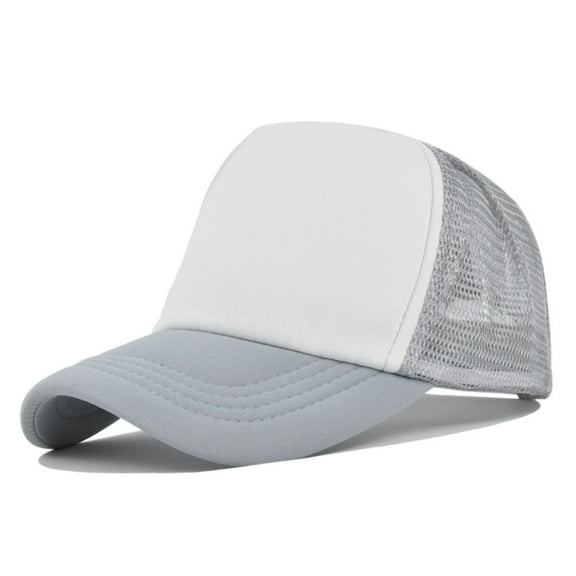 Pxiakgy Visors for Women 2025 Trendymens and Womens Sponge Color Matching Simple Casual Peaked Cap Travel Holiday Sports Cap Grey One Size