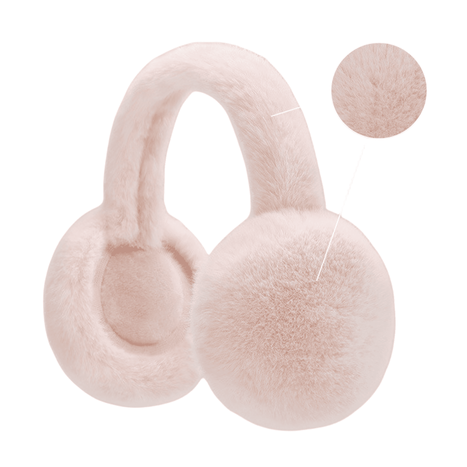 Pxiakgy Winter Ear Muffs for Women Men Fuzzy Earmuffs Faux Ear Warmer ...