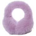 thumbnail image 1 of Pxiakgy Winter Ear Muffs for Women Men Perfect Ear Covers for Cold Days Furry Solid Colors Earmuffs Fluffy Ear Warmer with Thick Faux Ear Covers Fluffy Folding Earmuffs Fuzzy Earmuffs Faux Ear Warmer, 1 of 2