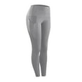 thumbnail image 1 of Pxiakgy Women's High Waist Running Workout Leggings for Yoga with Pockets,Running Leggings with Pocket Yoga Pants for Women Gym Leggings,Workout Leggings for Women Yoga Ankle Leggings G S, 1 of 5