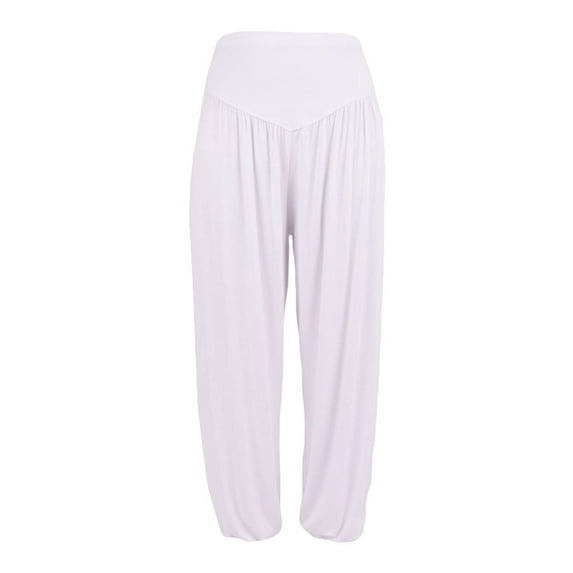 Pxiakgy Womens Cotton Soft Yoga Sports Dance Harem Pants Harem Pants Women Cotton Drape Harem Aladdin Loose Elastic Waist Pants Dance Cotton Elastic Sports Pants Yoga Casual Womens Soft Loose Pants