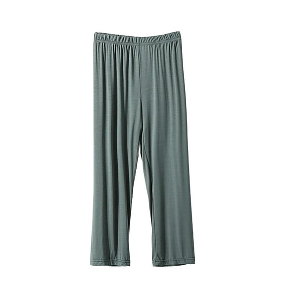 Pxiakgy Womens Pajama Pj Capri Pants Lounge Bottoms Pajama Pants Women Soft Cotton Lounge Capri Comfy Casual Pajama Bottoms with Elastic Waistband Summer Women's Elastic Tight Light Proof Pants