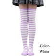 thumbnail image 1 of Pxiakgy Womens Thigh High Socks Athletic Stripe Cute Colorful Over The Knee High Sock Colorful Long Tube Sock Halloween Costumes High Long Stockings Christmas Party Costumes Socks White One Size, 1 of 4