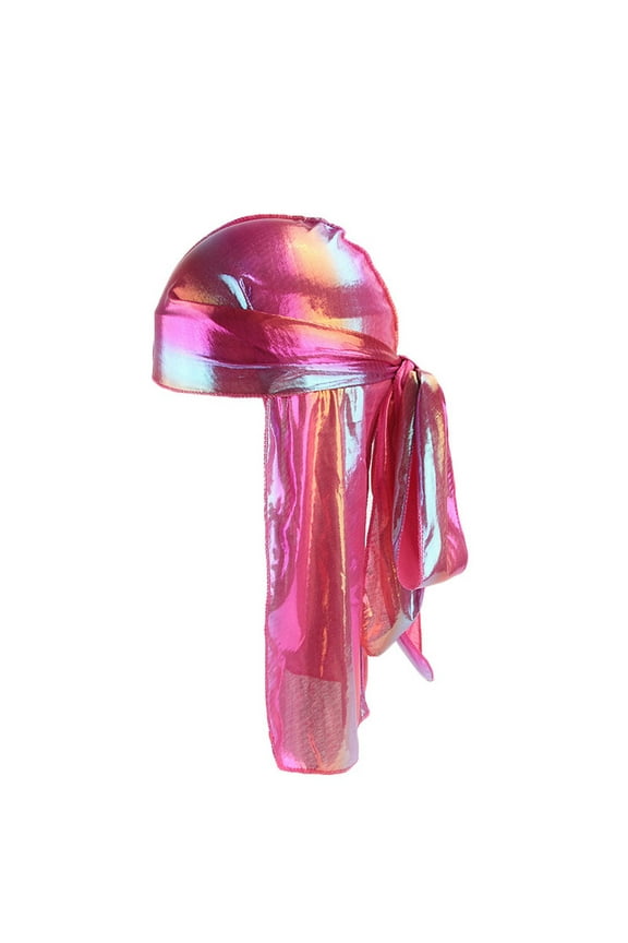 baseball cap Headwear Headwrap Tail Hat Silk Bandana Men/Women Rag Polyester Durag Gift Baseball Caps A + One size