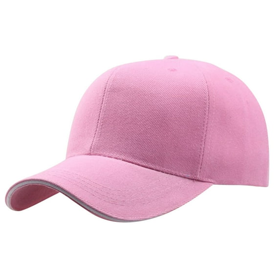 Pxiakgy baseball cap Women Men Baseball Snapback Hat -Hop Adjustable Pink + One size