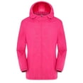 thumbnail image 1 of Pxiakgy coat for men Women Casual Top Windproof Rainproof Men's Windbreaker Jackets Ultra-Light Men's Coats & Jackets Men Jackets & Coats Hotpink + L, 1 of 4