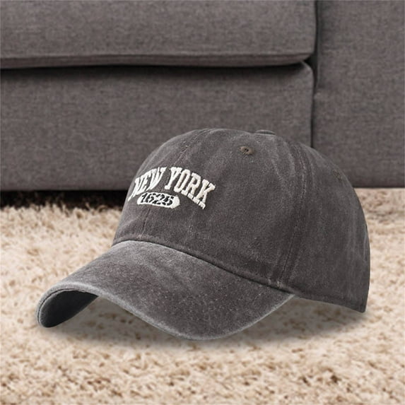 Pxiakgy hats for women Alphabet Embroidery Solid Color Duck Hat Trend Personality Outdoor Print Breathable Mesh Hat womens hats