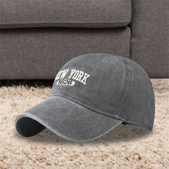 Pxiakgy hats for women Alphabet Embroidery Solid Color Duck Hat Trend Personality Outdoor Print Breathable Mesh Hat womens hats