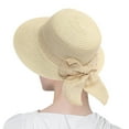 thumbnail image 1 of Pxiakgy hats for women Summer Hats for Women Wide Bongrace Women Beach Hat Little Girl Sun Cap Foldable Ladies Hats womens hats, 1 of 3