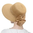 thumbnail image 1 of Pxiakgy hats for women Summer Hats for Women Wide Bongrace Women Beach Hat Little Girl Sun Cap Foldable Ladies Hats womens hats, 1 of 3