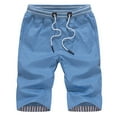 thumbnail image 1 of Pxiakgy jeans for men Mens Surfing Sport Swimming Quick Pants Shorts Swim Beach Water Trunks Men's Board Shorts Men Board Shorts Blue + M, 1 of 4