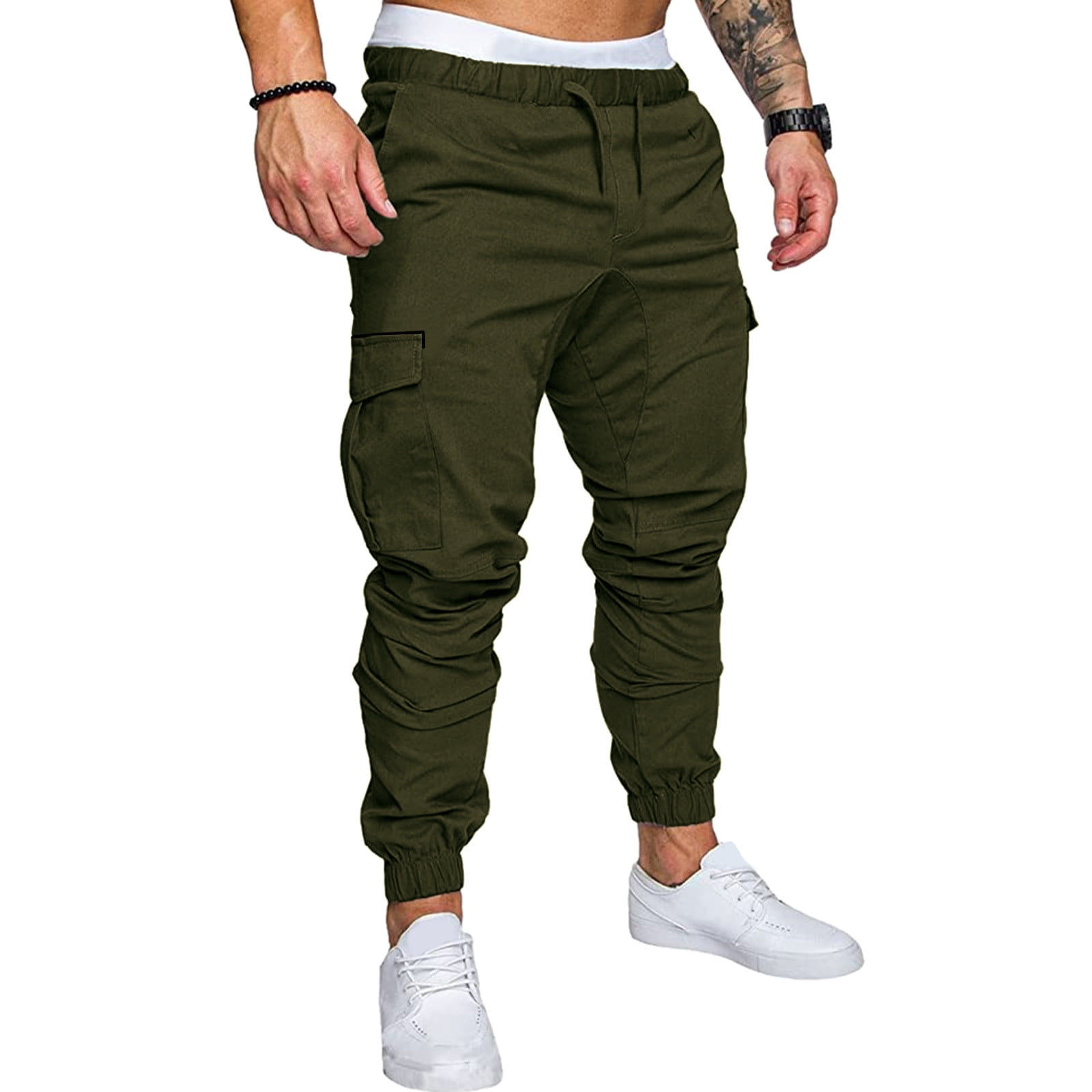 Stylish and Versatile Green Cargo Pants Outfit for Women