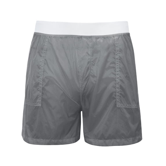 Pxiakgy mens board shorts Men's Unlined Transparent Shorts Fashion Casual Pants Sports Beach Swimming Pants Fiber Blended shorts for men Grey + M