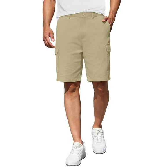 Pxiakgy mens shorts shorts for men Men's Spring/Summer Shorts Multi Pocket Comfortable Lightweight Casual Fashion Sports Shorts shorts men mens shorts casual Khaki   L