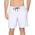 thumbnail image 1 of Pxiakgy swim trunks men Sports Net Beach Shorts Dry Quick With Inner Casual Pants Men's Shorts Men's Swimwear men's swim trunks White + M, 1 of 3