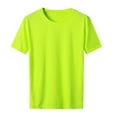 thumbnail image 1 of Pxiakgy t shirts for men Men's Spring And Summer Solid Color Quick Drying Breathable Tights Sweat Basketball Training Sports Wear Fitness Top mens t shirts mens tops Mint Green + M, 1 of 6