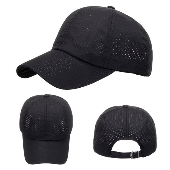 Pxiakgy womens baseball caps Fashion Women Men Sport Mountain Climbing Breathable Beach Baseball Cap Hip Hop Hat Sun Hat hats for women Black   One size