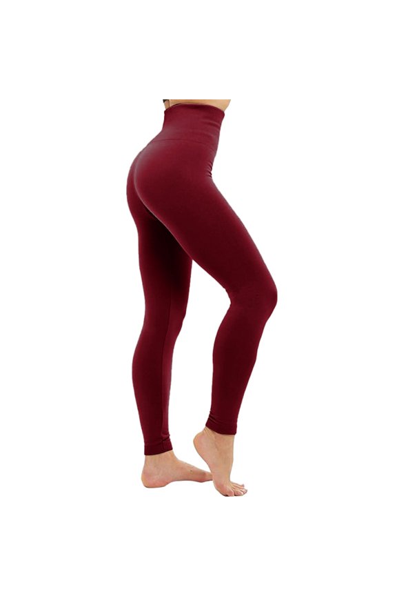 yoga pants women Women's Four Seasons Breathable Seamless Yoga Clothing Fitness Suit Sports Yoga Pants crazy yoga leggings womens yoga pants Wine + M
