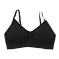 thumbnail image 1 of Pxkloy Bra Sport for Women Seamless Wireless Spaghetti Strap Bras Mesh Breathable Thin Bras Running Gym Yoga Activewear 2025 Black,XXL, 1 of 2