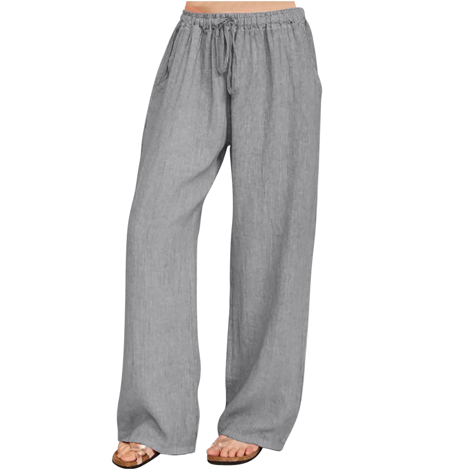 Summer Linen Pants For Women Spring Trousers