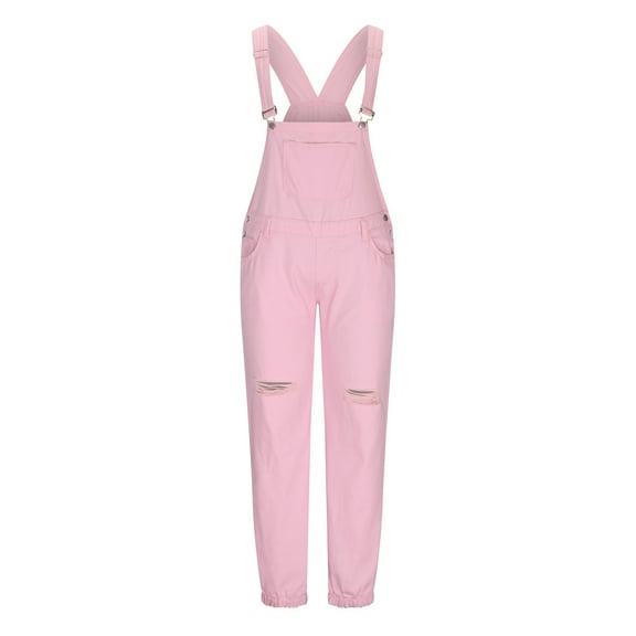 Pxkloy Men's Denim Bib Overall 2024 Clearance Loose Fit Wide Leg Pants Overalls Midweight Workwear with Adjustable Straps and Convenient Tool Pockets Pink,XXXL