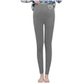 thumbnail image 1 of Pxkloy Warm Winter Leggings for Women High Waist Slim Fit Leggings Thick Heart Print Thermal Pants Casual Trendy Plush Tights 2025 Gray,L, 1 of 8