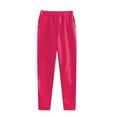 thumbnail image 1 of Pxkloy Women Jogger Sweatpants Fitness Gym Jogging Pants Drawstring Straight Leg Comfy Trousers Lounge Solid 3 Pockets Pants 2025 Hot Pink,XL, 1 of 5