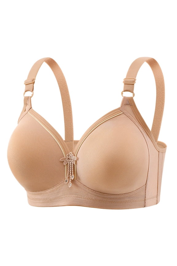 Bras for Women No Underwire Seamless Bra Comfort Push Up Full Coverage Everyday Bra Adjustable Straps Bralettes for Big Breast XL