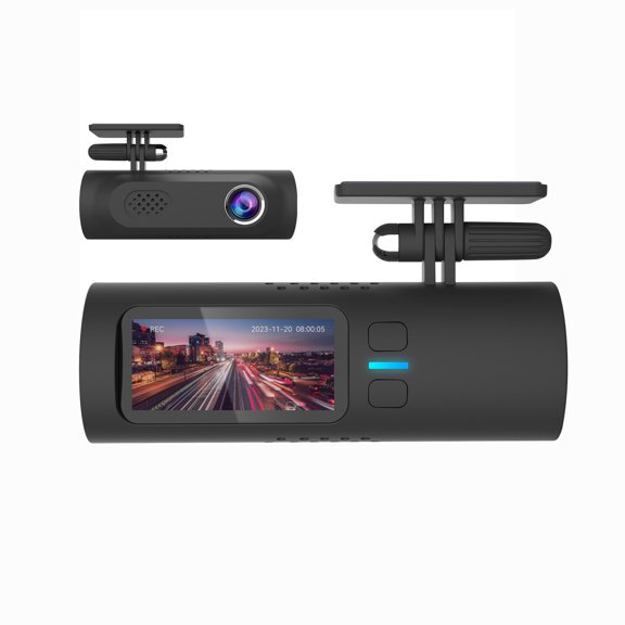 Pxyqht 2K Dash Cam with WiFi and 170-Degree Wide Angle, Starlight Night Vision, Motion Detection, Parking Monitoring, Gravity Sensing, Loop Recording for Cars