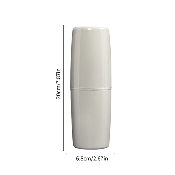 Pxyqht 4-Piece Travel Toiletries Set Shampoo Bottles Lotion Container with Toothbrush Holder Compact Leak-Proof Design for Convenient Travel Essentials
