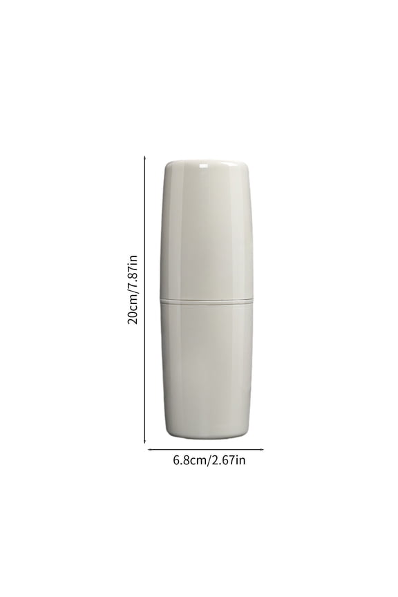 4-Piece Travel Toiletries Set Shampoo Bottles Lotion Container with Toothbrush Holder Compact Leak-Proof Design for Convenient Travel Essentials