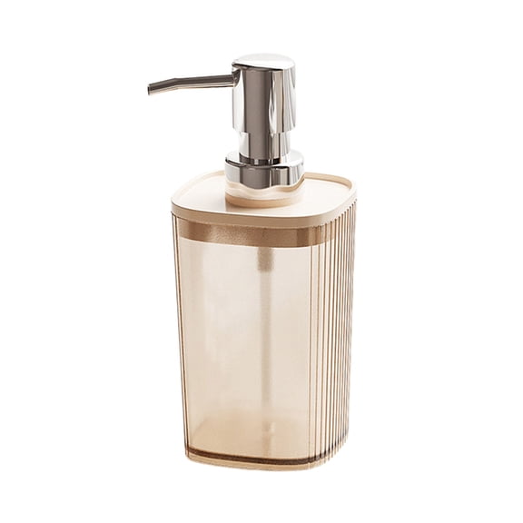 Pxyqht 400ml Hand Soap Dispenser Bottle Plastic Pump Refillable Bathroom Kitchen Countertop Essentials for Liquid Soap Shampoo Shower Gel