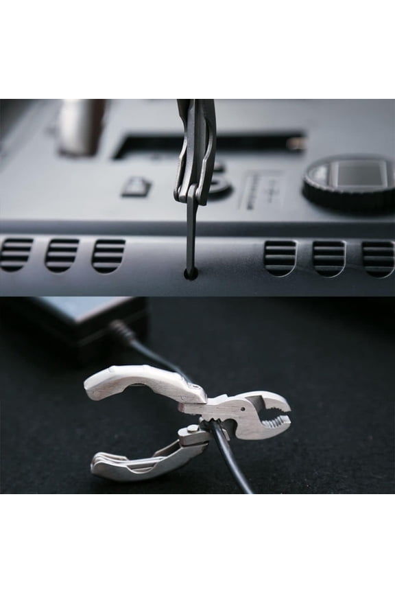 9-in-1 Mini Multifunctional Tool Pocket Pliers Screwdriver Keychain Multi-Tools Lightweight Durable Compact Design